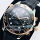 OE Factory Omega Seamaster Professional Diver 300M Replica Black Chrono Watch Rose Gold (3)_th.jpg